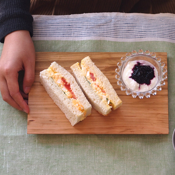 【プロキッチンオリジナル】木のトレイ　桜　24×15cm　/　PROKITCHEN