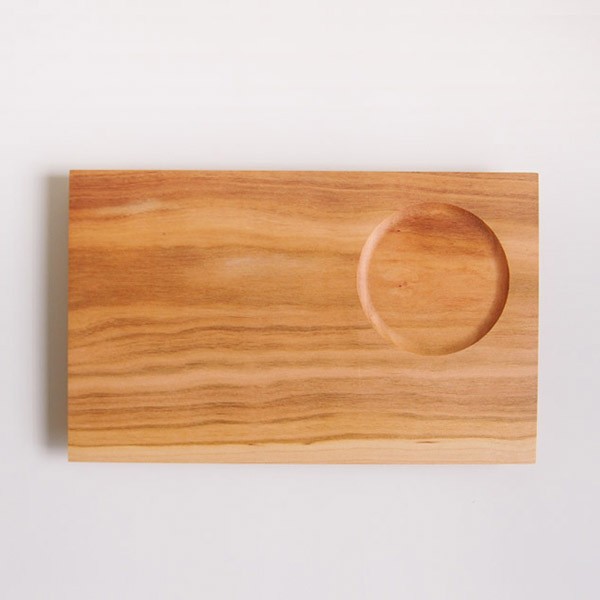 【プロキッチンオリジナル】木のカフェトレイ　桜　24×15cm　/　PROKITCHEN　