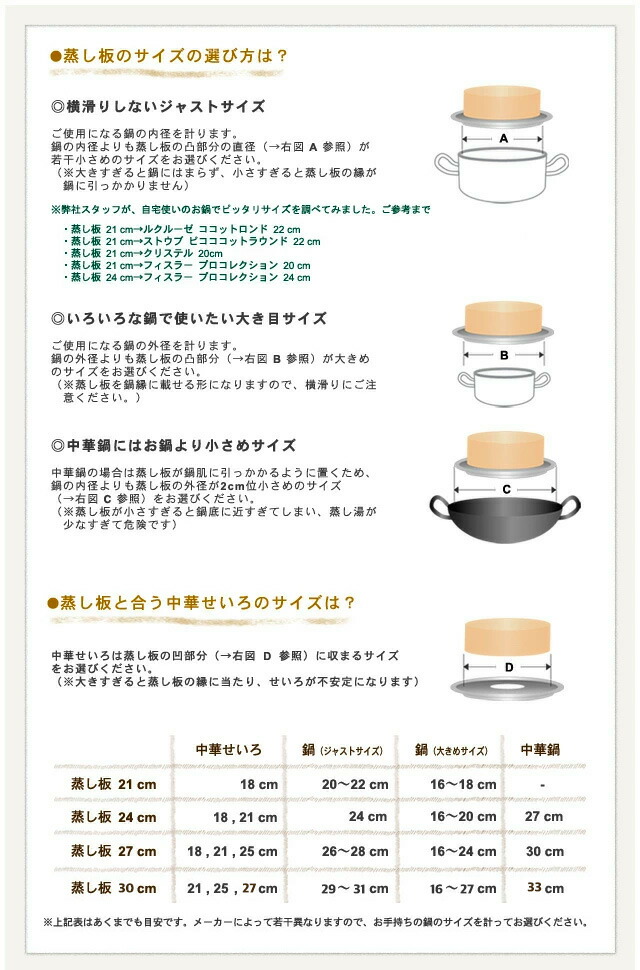 蒸し板　21cm