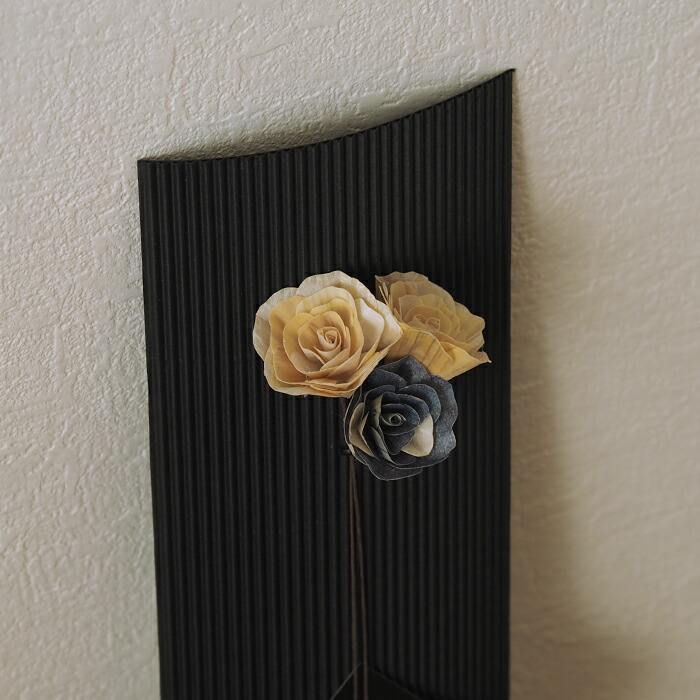 木のお花　かなばフラワー　ミニバラ　季節の小花三輪　/　土佐草木花