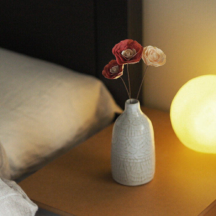 ■【セット】かなばフラワー　季節のお花とドイリーベースＳ