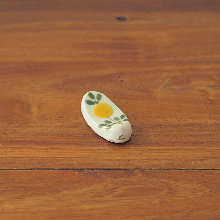 徳永遊心窯　色絵　花蛍　箸置き