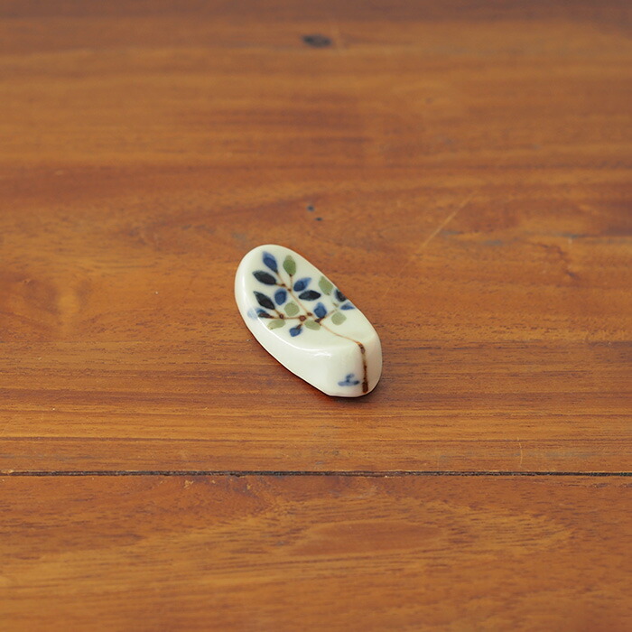 徳永遊心窯　染付　木立　箸置き