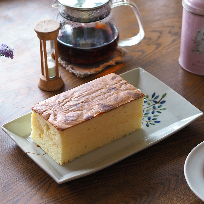 徳永遊心窯　染付　木立　長角皿