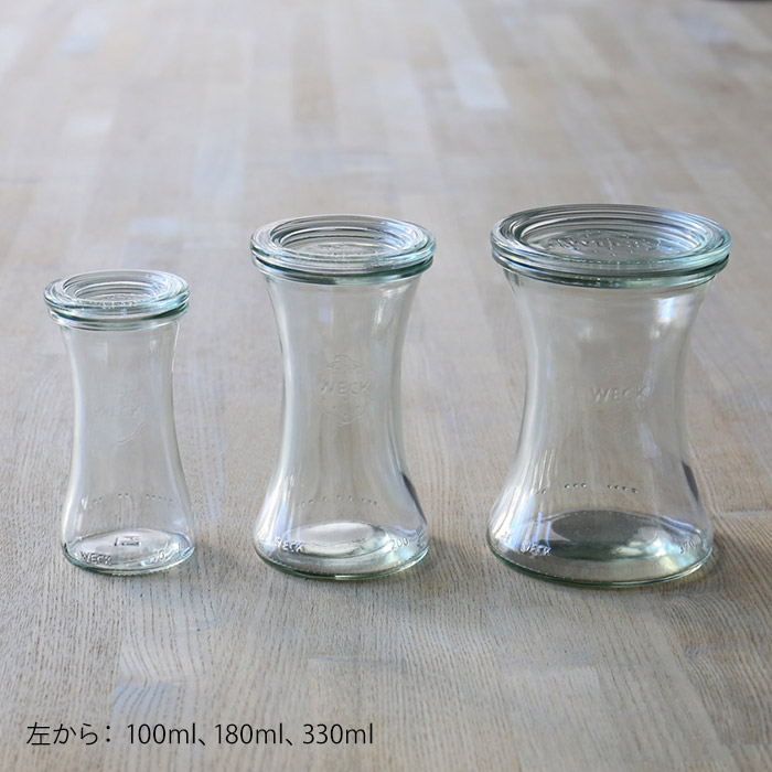 ウェック　デリカテッセン　100ml　口径XSサイズ　/　WECK