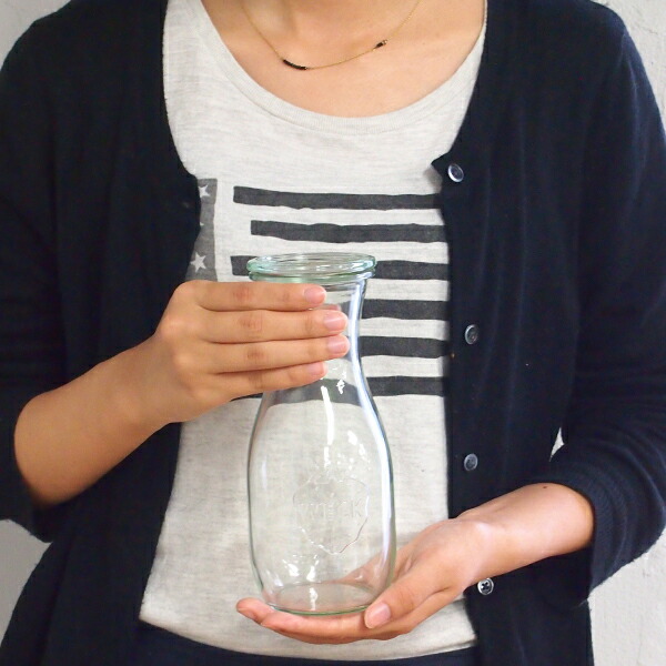 ウェック　ジュースジャー　500ml　口径Sサイズ　/　WECK