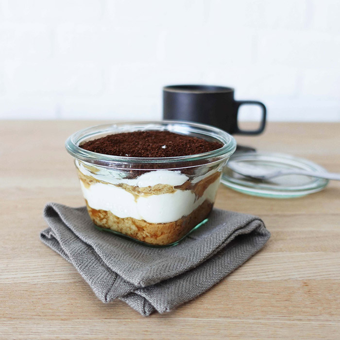 ウェック　クワドロ　290ml　口径Lサイズ　/　WECK