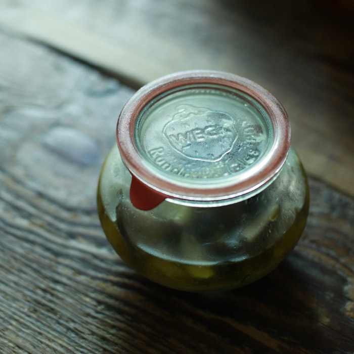 ウェック　デコシェイプ　500ml　口径Mサイズ　/　WECK