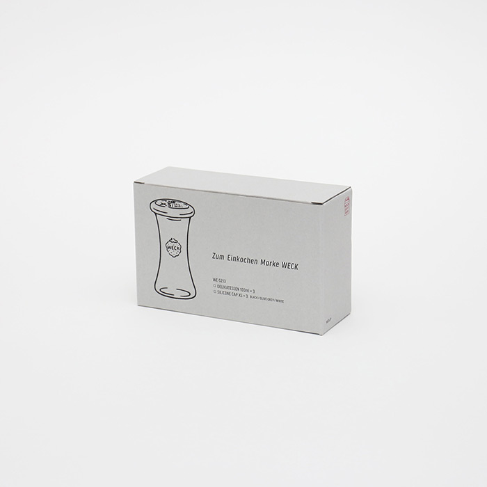 ウェック　ギフトボックス　（デリカテッセン　100mlセット）　/　WECK