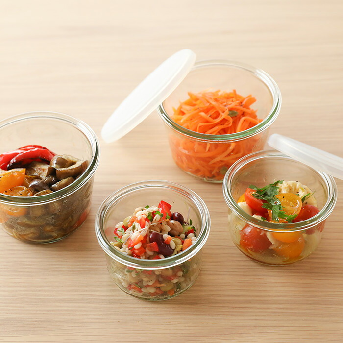 ウェック　ギフトボックス　（モールドシェイプ　170ml　2個　/　モールドシェイプ　300ml　2個セット）　/　WECK