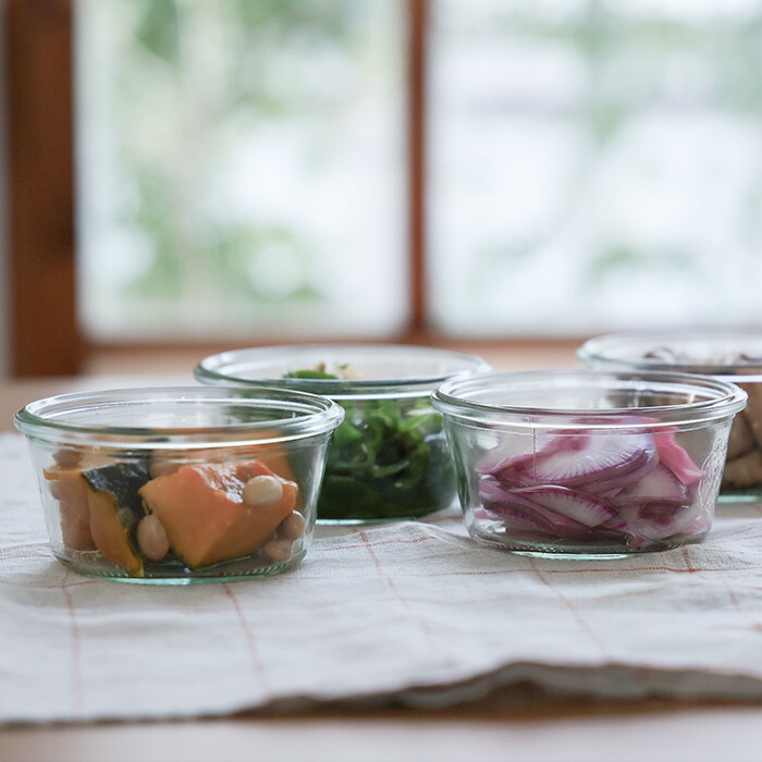 ウェック　ホームセット　（モールドシェイプ　230ml　4個）　/　WECK