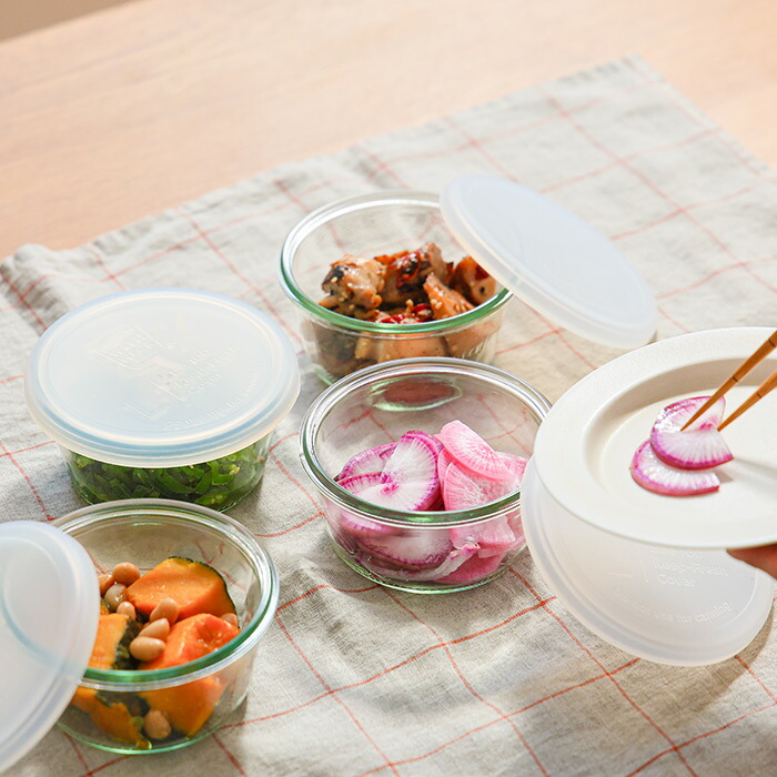 ウェック　ホームセット　（モールドシェイプ　230ml　4個）　/　WECK