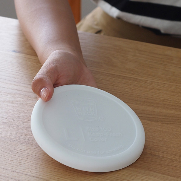 ウェック　シリコンキャップ　ホワイト　L　/　WECK