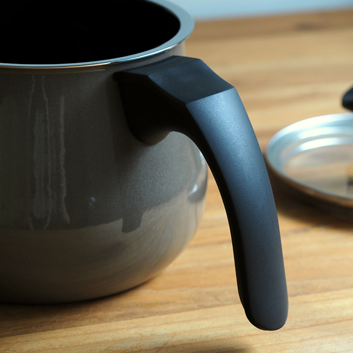 ヴェーエムエフ　フュージョンテック　ミネラル　マルチポット　14cm　蓋付　ダークプラス 　/　WMF