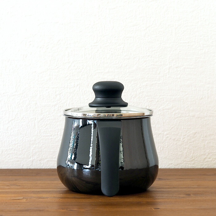 ヴェーエムエフ　フュージョンテック　ミネラル　マルチポット　14cm　蓋付　ブラック　/　WMF