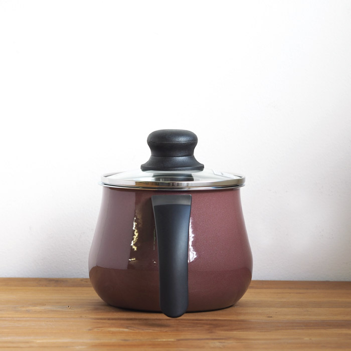 ヴェーエムエフ　フュージョンテック　ミネラル　マルチポット　14cm　蓋付　ローズクオーツ　/　WMF