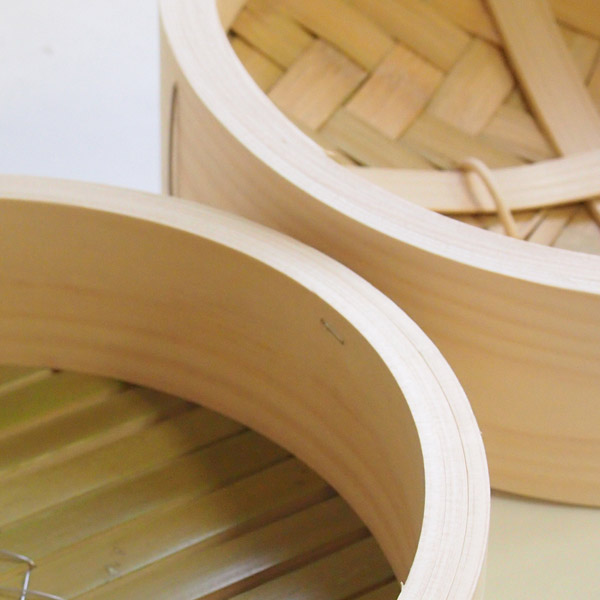 山一　ひのき中華せいろ  のせ蓋　21cm　身＆蓋セット