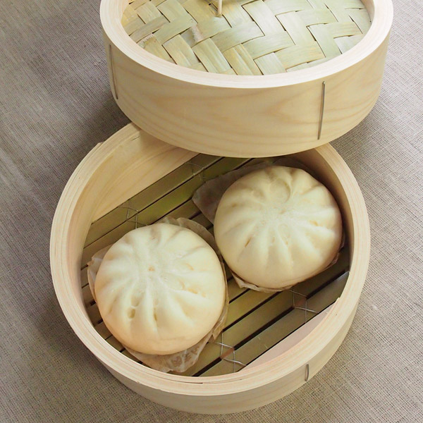 山一　ひのき中華せいろ  のせ蓋　21cm　身＆蓋セット