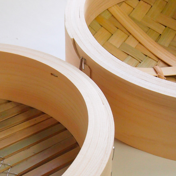 山一　ひのき中華せいろ  のせ蓋　27cm　身＆蓋セット