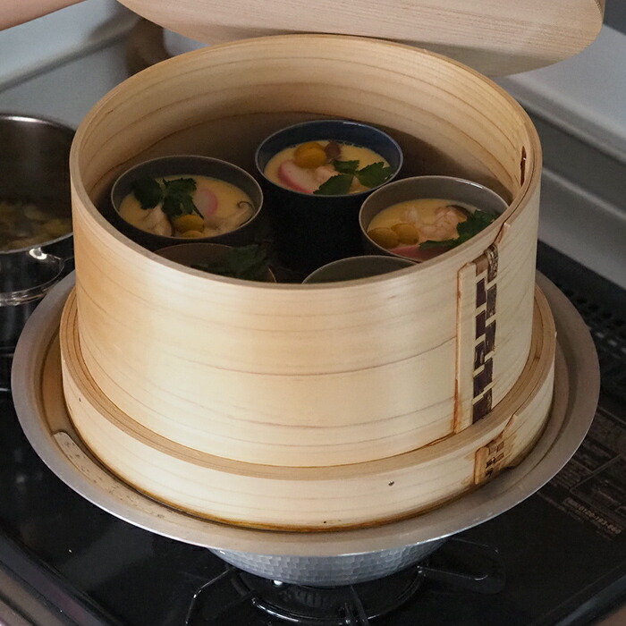 山一　特級和せいろ　27cm　身＆蓋セット