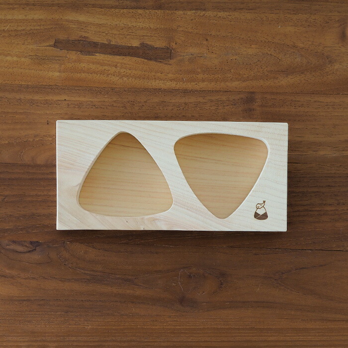 【プロキッチンオリジナル】山一　おにぎり型　ひのき　2穴　大　/　PROKITCHEN