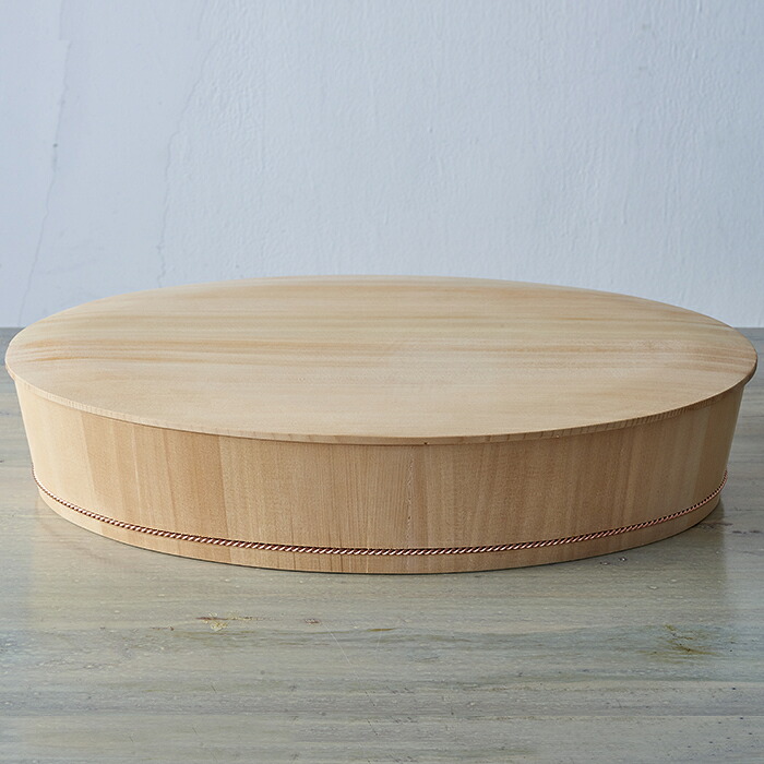 ■山一　楕円の飯台　大　専用蓋付