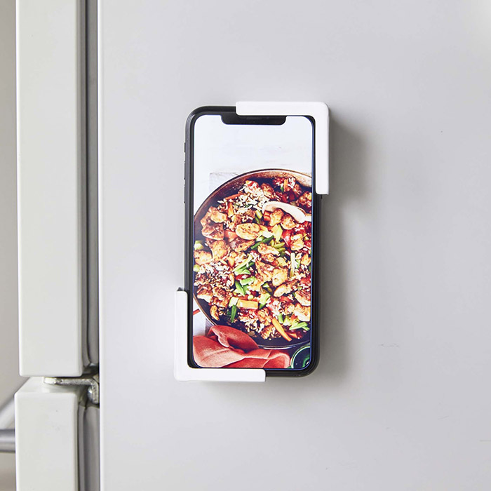 【取扱終了】山崎実業　タワー　マグネットタブレットホルダー　ホワイト　/　tower　※