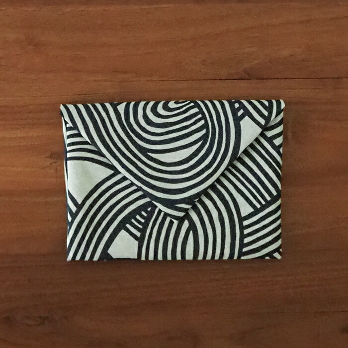 むす美　風呂敷　アクアドロップリサイクル　伊砂文様　結　100cm　ライトカーキ