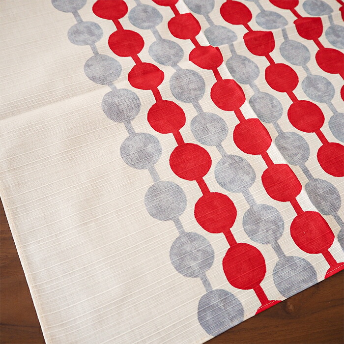 むす美　チーフ　竹久夢二　つなぎだんご　48cm　アカ