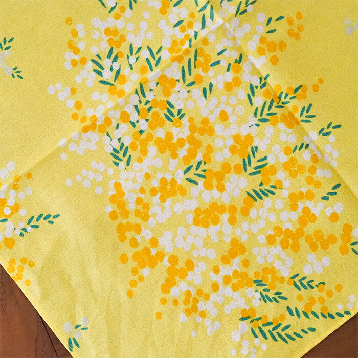 むす美　風呂敷　こはれ　ミモザ　45cm　イエロー