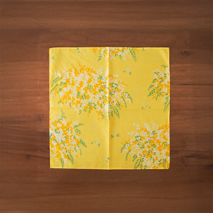 むす美　風呂敷　こはれ　ミモザ　45cm　イエロー