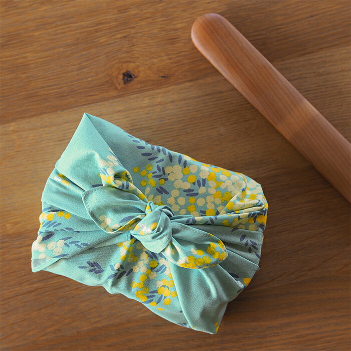 むす美　風呂敷　こはれ　ミモザ　45cm　ミント