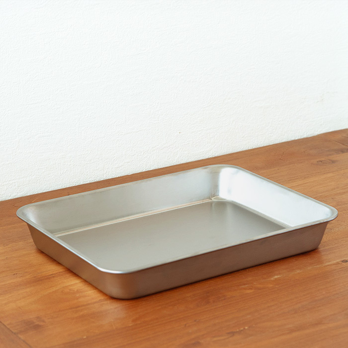 ヨシカワ　ステンレス浅型　角バット　15取（ツヤ消し仕上）