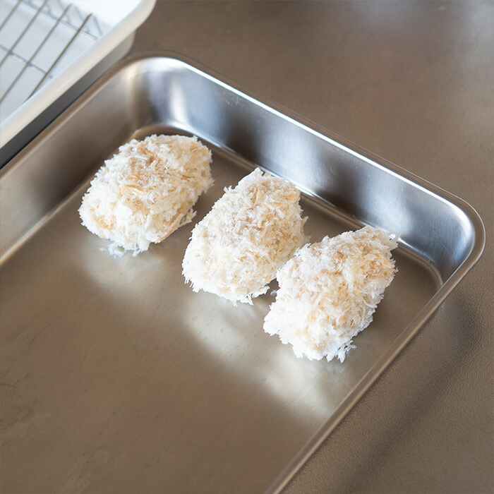 ヨシカワ　ステンレス浅型　角バット　15取（ツヤ消し仕上）