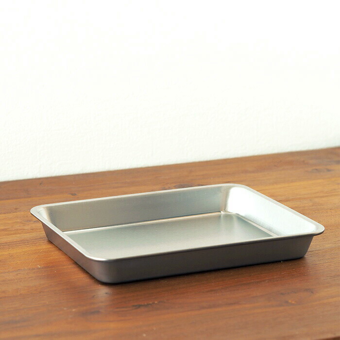 ヨシカワ　ステンレス浅型　角バット　21取（ツヤ消し仕上）