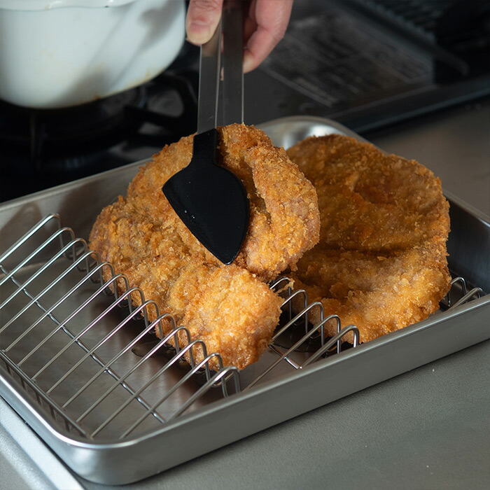 ヨシカワ　油切り名人　波型バットアミ　15取