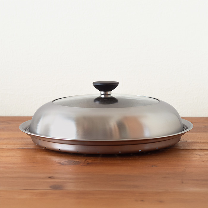 ヨシカワ　見える！フライパン用蒸し器　28～30cm用
